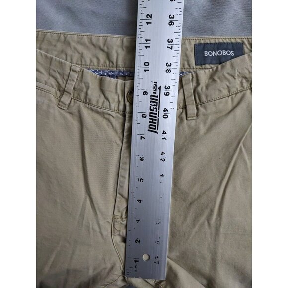 Bonobos Pants Khaki Chino Straight Leg 100% Cotton Slim Mens Size 29X32 - Picture 11 of 13
